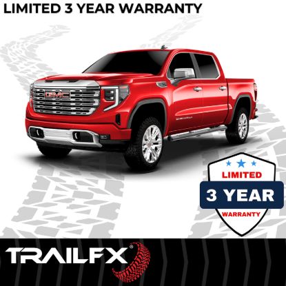 TRAILFX 5'' OVAL STRAIGHT BAR BLK - A7009B