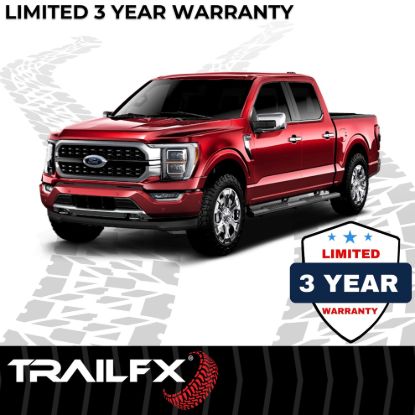 TRAILFX 5'' OVAL STRAIGHT BAR BLK - A7016B