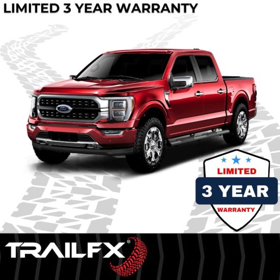 TRAILFX 5'' OVAL STRAIGHT BAR BLK - A7016B