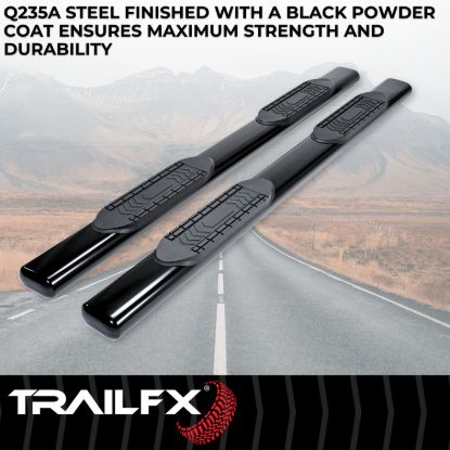 TRAILFX 6'' OVAL BLK RP FITS DEF - A8220B