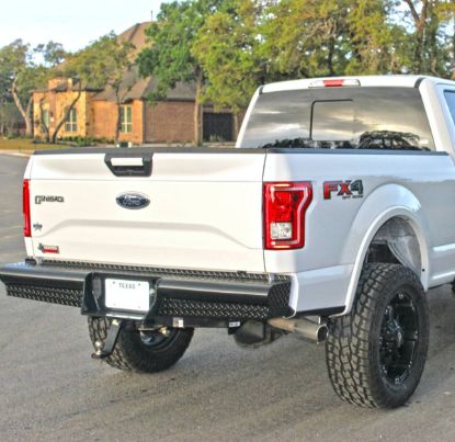 STEELCRAFT HD REAR BUMPER REPLACEMENTS BLACK - HD21420