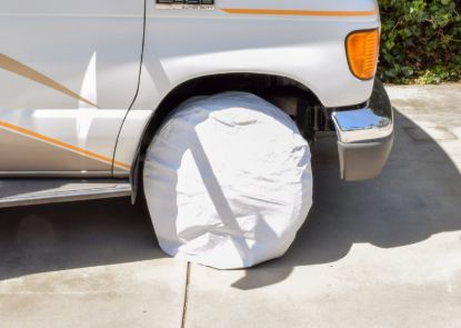 VALTERRA LLC RV WHEEL COVER 2 WHITE 24 -26 - A101200