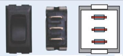VALTERRA LLC 12V MOMENTARY ON BLACK - F112C