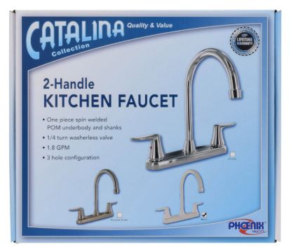 VALTERRA LLC CATALINA 8  KITCHEN FAUCET WHITE - PF221204