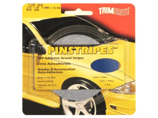 TRIMBRITE 1/8 PINSTRIPE TAPE BLUE - T1126