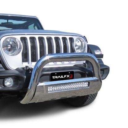 TRAILFX 3.5' OVAL BULL BAR W. LIGHT OP PSS - B1613S