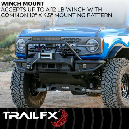 TRAILFX BRONCO FRONT WINCH BUMPER - BR002T