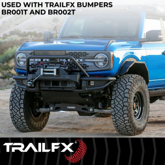 TRAILFX BRONCO FRONT BUMPER SKID PLATE - BR003T