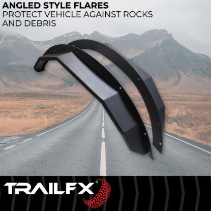 TRAILFX BRONCO REAR ANGLE TUBE FENDER 2DR - BR014T