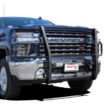 TRAILFX GRILLE GUARD 2020_CHEVY25/3500 BLK - E0038B
