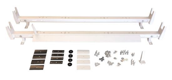 TRAILFX VAN RACK 2 BAR NON RG MOUNT WHITE - FCLR005W