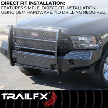 TRAILFX FULL REPL FRONT BUMPER RAM HD - FX3011A