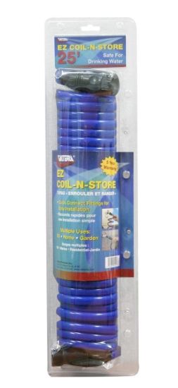 VALTERRA LLC WTR HOSE EZ COIL 25' W/QC - W010022