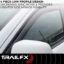 TRAILFX TFX INCHANNEL WNDW VENTS SMOKE 4PC - 4888IC