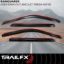 TRAILFX TFX INCHANNEL WNDW VENTS SMOKE 4PC - 4975IC
