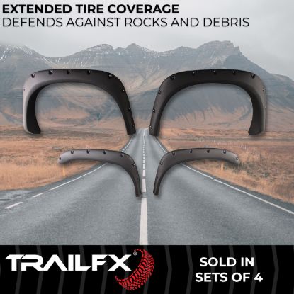 TRAILFX POCKET STYLE FLARE SMOOTH SET OF 4 - TFD3001S