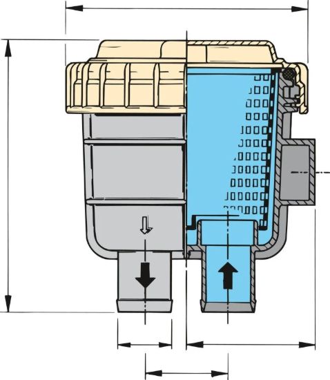 VETUS COOLING WATER STRAINER TYPE 330  HO - FTR33019
