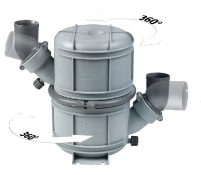 VETUS ROTATABLE WATERLOCK/MUFFLER TYPE NL - NLP50
