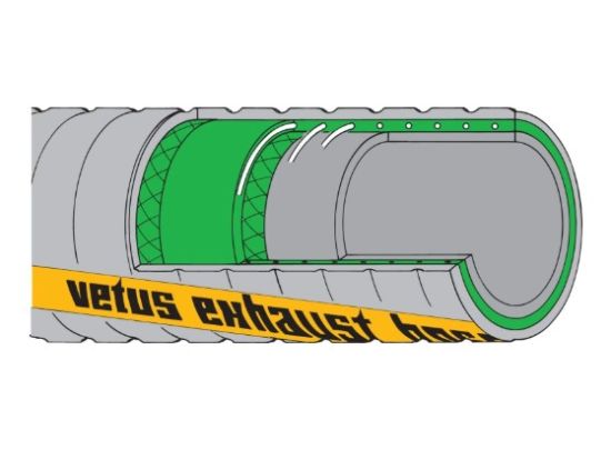 VETUS RUBBER EXHAUST HOSE     51 MM INTER - SLANG50
