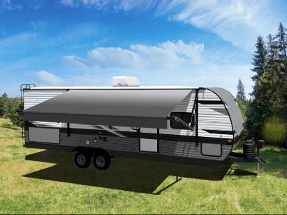 VELARIUM CHARCOAL FADE CANOPY/ROLL TUBE 18' - VR18002000