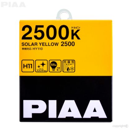 VALEO SOLAR YELLOW H11 LIGHT BULB (2500K - 2213411