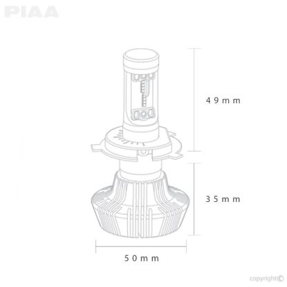 VALEO WHITE 9012 PLATINUM LED BULB KIT - 2617392