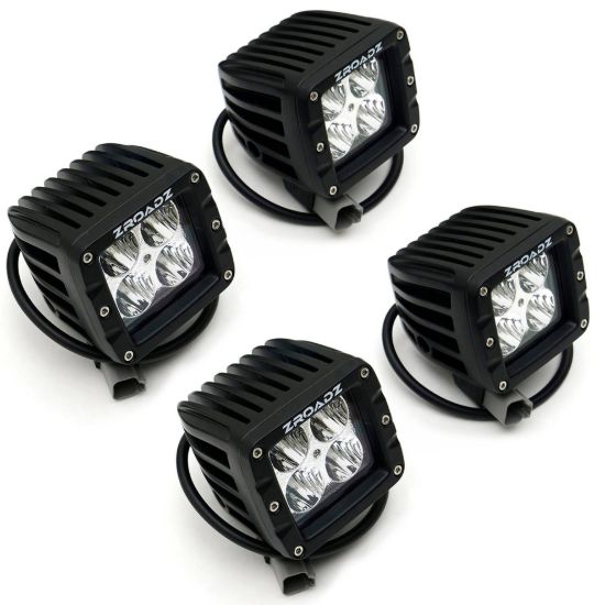 T-REX (4) 3 INCH ZROADZ LED POD LIGHTS - Z365711KIT