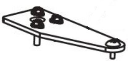 WESTLAND PIVOT HINGE  TOP - 11698SSWT