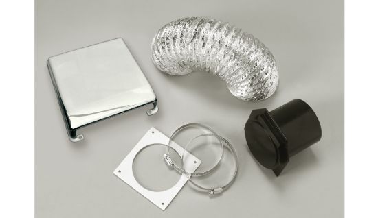 WESTLAND DELUXE DRYER VENT KIT CHR - VID403AC