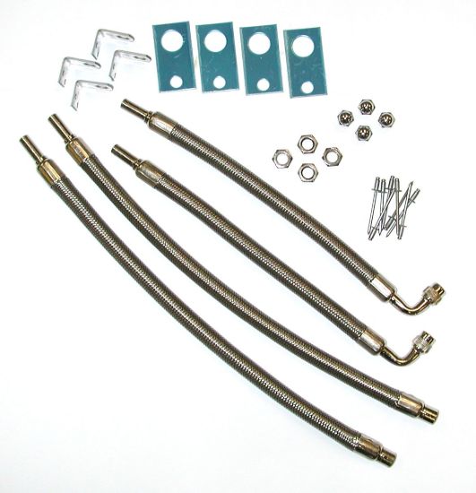 WHEELMASTER 4 HOSE AIR MASTERS SS KIT - 8001