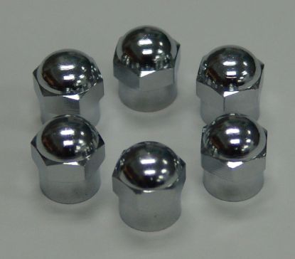 WHEELMASTER 6PK VALVE STEM CAPS - 8030