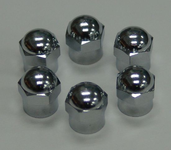 WHEELMASTER 6PK VALVE STEM CAPS - 8030