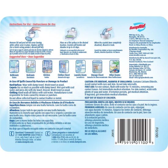 WM BARR & CO MOISTURE ABSORBER 10.5OZ - FG100
