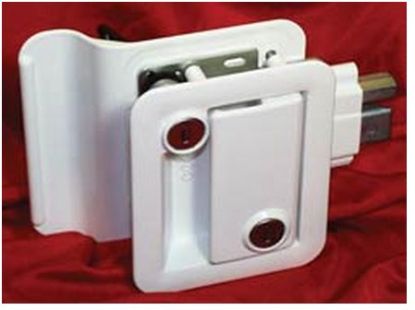WESCO TRAVEL TRAILER LOCK WHITE - 4361009SP