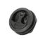 WHITECAP IND PKGD. BLACK NYLON T-HANDLE (LOCKING - 3226BC