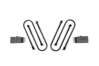ZONE OFFROAD RAM REAR 2' BLOCK KIT - 4IN U-BOLTS - ZOND1207