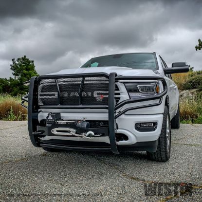 WESTIN HDX WINCH MOUNT GRILLE GUARD BLACK - 5794105