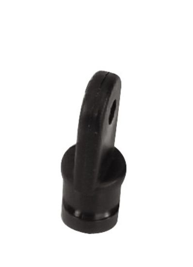 WHITECAP IND 7/8' INSIDE EYE END (PR.) BLK - 3417BP