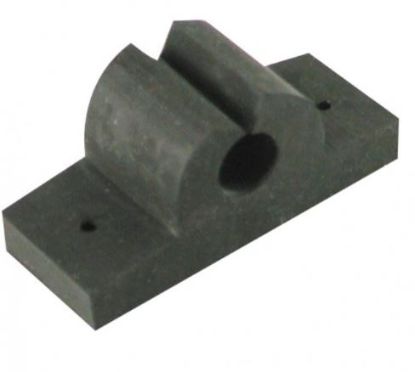 WHITECAP IND 1' BLACK RUBBER TOOL/ROD HOLDER - 3754BC