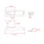 WHITECAP IND RUBBER DRAW LATCH (PKGD) - 6038C