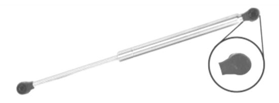 WHITECAP IND 316 S.S. GAS SPRING - 20' X 40 P1F - G3440SSC