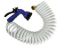 WHITECAP IND WHITE COILED HOSE W/NOZZLE - 15' - P0440