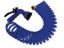 WHITECAP IND BLUE COILED HOSE W/NOZZLE - 15' - P0440B