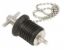 WHITECAP IND 1' A1 SCREW TYPE W/ 8' CHAIN - S0289C