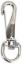 WHITECAP IND C.P. BRASS BABY SWIVEL SNAP-1-7/8' - S1131C