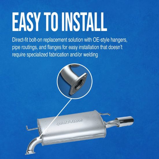 WALKER EXHST MUFFLER ASSEMBLY - QUIET- - 50072