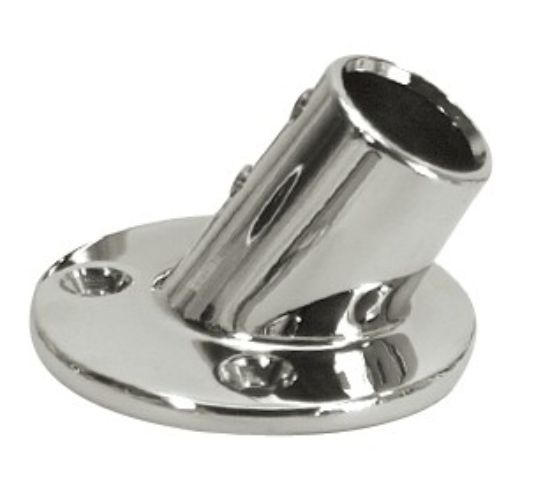 WHITECAP IND C.P. ZAMAC 7/8' - 60O ROUND BASE - S1467C