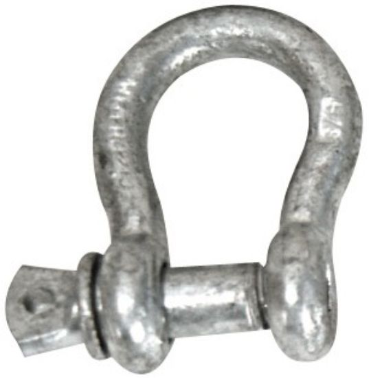 WHITECAP IND GALVANIZED ANCHOR SHACKLE-5/16' - S1531P