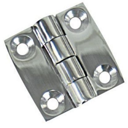 WHITECAP IND S.S. STAMPED BUTT HINGE  3' X 3' - S3421C