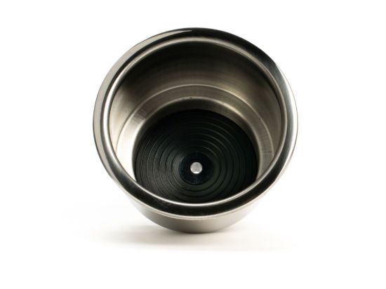 WHITECAP IND 304 S.S. CUPHOLDER W/DRAIN - S3511C